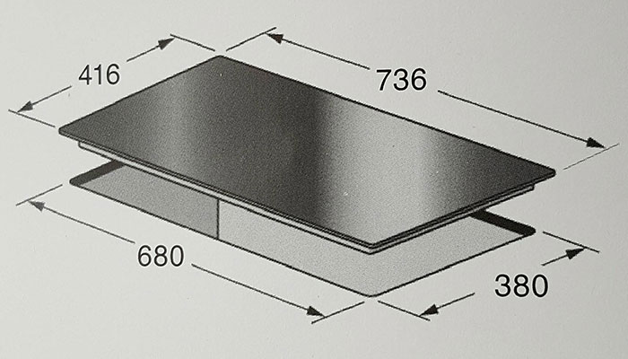 bếp điện từ hồng ngoại đôi Kaff KF-IH68N